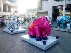 Elephant Parade in Hong Kong
