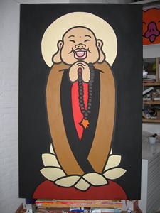 Buddha schilderij (verkocht)