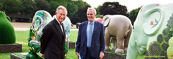 de olifant van Shunyam was een van de grote favorieten
van HRH  Prins Charles!